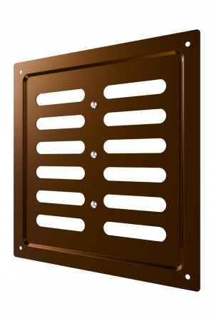 Решетка вентиляционная MER регулируемая 200х200 окраш.сталь Metallic brown