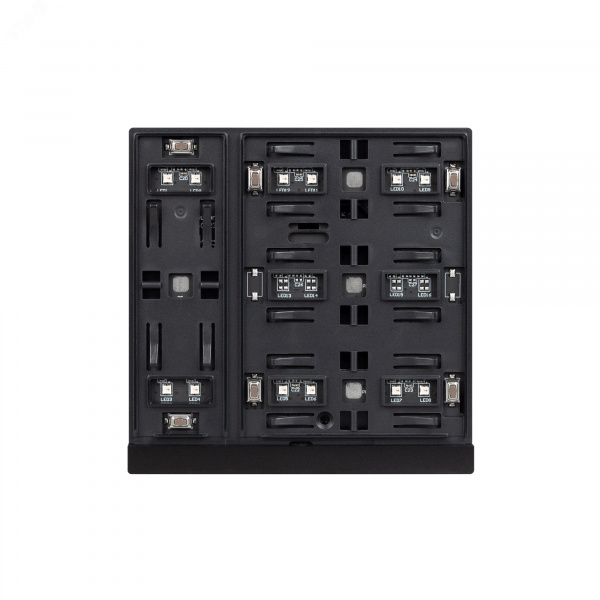 Панель управления кнопочная INTELLIGENT ARLIGHT KNX-303-22-IN Black (Bus) (IARL, IP20 пластик, 2 года, механизм)