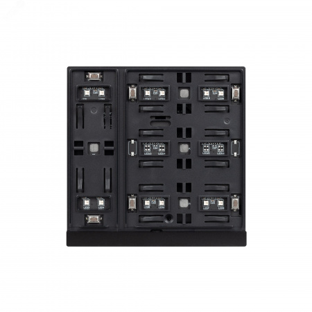 Панель управления кнопочная INTELLIGENT ARLIGHT KNX-303-22-IN Black (Bus) (IARL, IP20 пластик, 2 года, механизм)