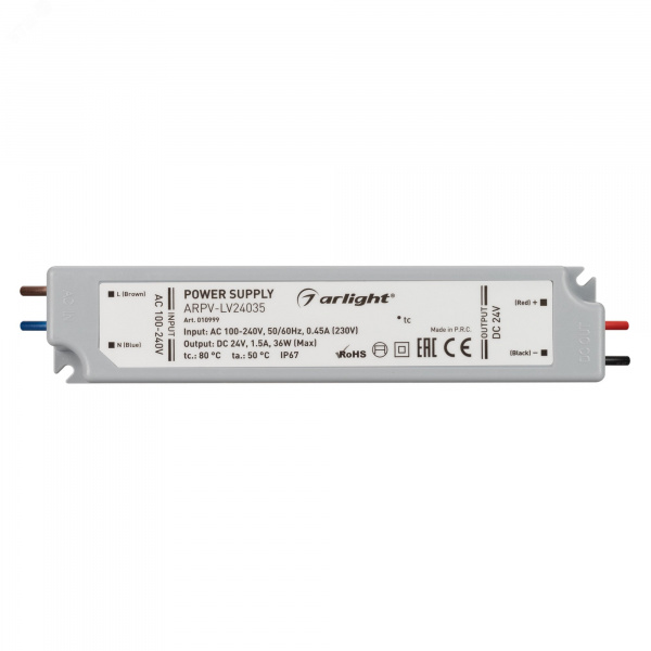 Прожектор линейный AR-LINE-1000-36W Day4000 (GR, 30 deg, 230 В) (IP65 Металл, 3 года)
