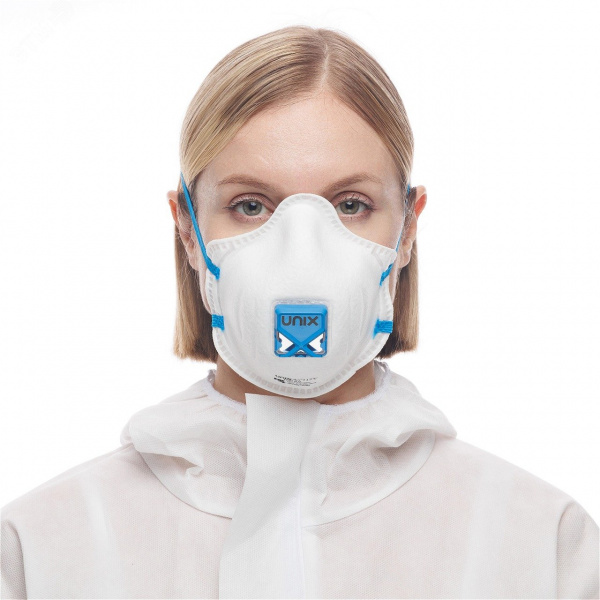 Полумаска формованная фильтрующая UNIX Air 111V FFP1 R D (3 шт.)