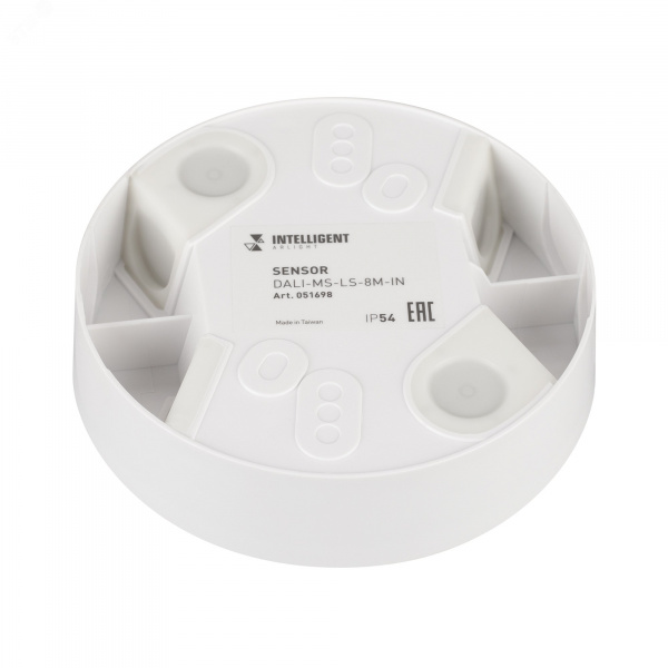 Корпус датчика присутствия INTELLIGENT ARLIGHT DALI-MS-LS-8M-IN (IP54) (IARL, IP20 Пластик, 3 года)