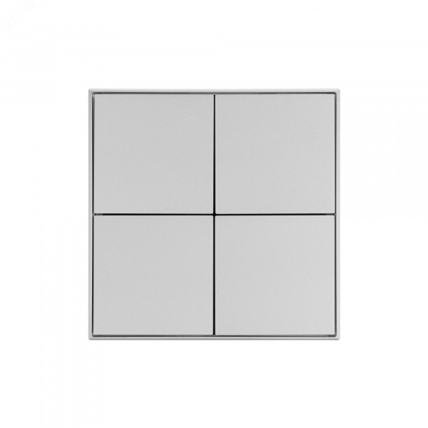 Панель кнопочная Silver BUS Frame IARL IP20 металл 2 года KNX-304-23-IN INTELLIGENT