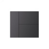 Накладка панели INTELLIGENT ARLIGHT KNX-23-3G-SUF Dark Grey (Backlightless) (IARL, IP20 металл, 2 года)