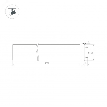Панель SMART-P90-DIM-G-IN White 230V, Rotary, 2.4G ARL, пластик