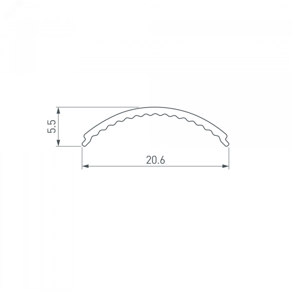 Панель SMART-P90-DIM-G-IN White 230V, Rotary, 2.4G ARL, пластик