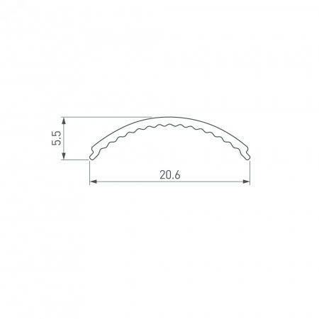 Панель SMART-P90-DIM-G-IN White 230V, Rotary, 2.4G ARL, пластик