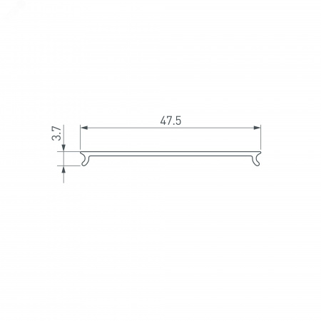 Панель SMART-P90-DIM-G-IN White 230V, Rotary, 2.4G ARL, пластик