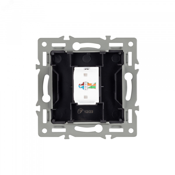 Механизм компьютерной розетки SCT-MPC1-PL-BK RJ-45, CAT6