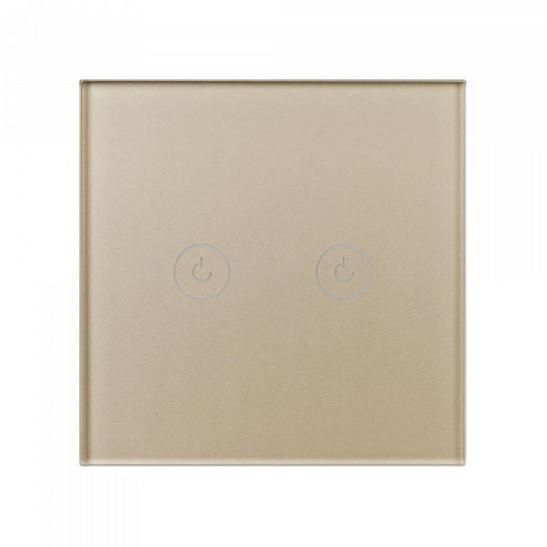 Выключатель сенсорный SWT-OMALI-S02-ZB-GD 250V, 10A, Zigbee Стекло