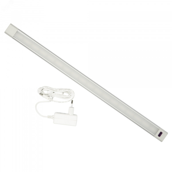 Светильник светодиодный для мебели ULI-F47-8W/4500K/DIM SENSOR IP20 SILVER 500х30х11,5мм 600Лм