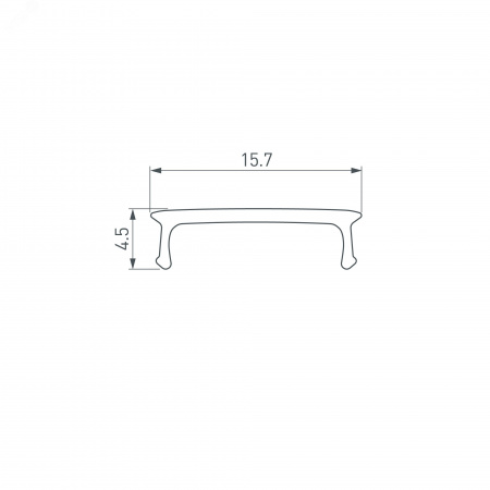 Усилитель DMX-сигнала LN-DMX-1CH 220V ARL, IP20 металл, 1 год