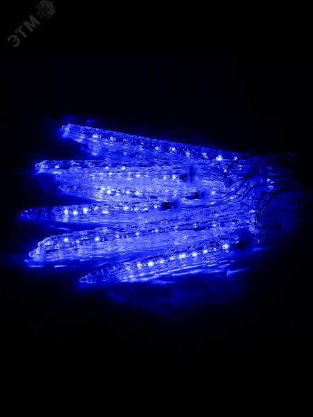 Гирлянда Сосульки 100LED 1.6 м IP65 синяя
