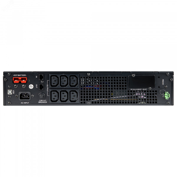 Источник бесперебойного питания SMARTWATT UPS SECURE IEC 1kVA L, онлайн, мощность 1000/900 ВА/Вт, стоечный/напольный, LCD дисплей, IEC13 - 6 шт., подключение внешних АКБ