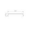 Панель SMART-P36-DIM-IN White 230V, 1.5A, TRIAC, Sens, 2.4G ARL, IP20 пластик, 5 лет
