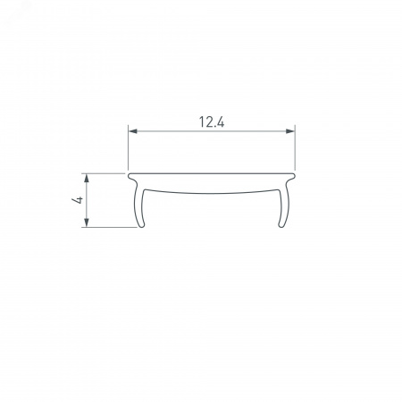 Панель SMART-P36-DIM-IN White 230V, 1.5A, TRIAC, Sens, 2.4G ARL, IP20 пластик, 5 лет