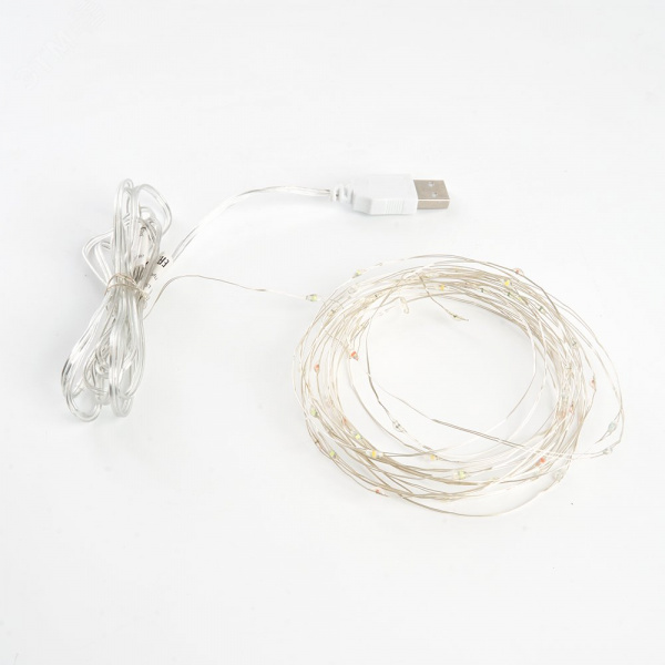 Гирлянда линейная Роса LED 5000К 10 м USB