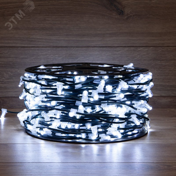 Гирлянда LED ClipLight 12V 150 мм, диоды белые, Flashing белый