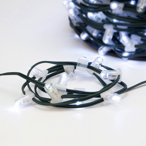 Гирлянда LED ClipLight 12V 150 мм, диоды белые, Flashing белый