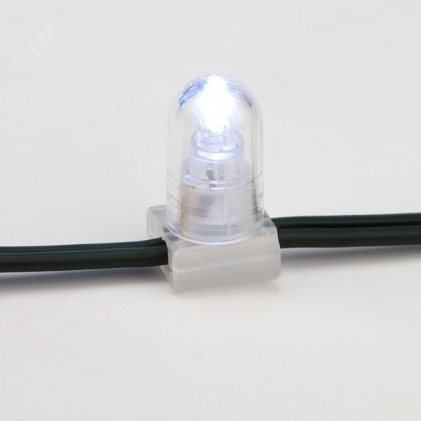 Гирлянда LED ClipLight 12V 150 мм, диоды белые, Flashing белый