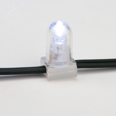Гирлянда LED ClipLight 12V 150 мм, диоды белые, Flashing белый