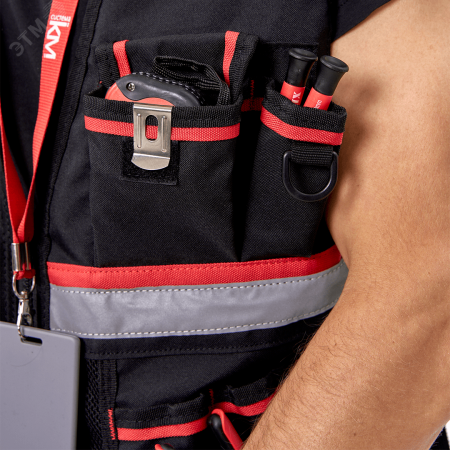 Универсальный регулируемый жилет монтажника КМ-TOOLVESTBAG-23