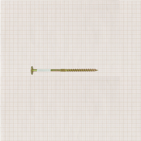 Шуруп конструкционный, для дерева, прессшайба TORX 40, ж/п 8x160 (1шт.)