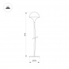 Светильник KT-MUCENA-BOLL-A-H350-1W Warm3000 (WH, 85 deg, 24V) (ARL, IP65 Металл, 3 года)