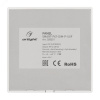Панель SMART-P47-DIM-P-SUF 3V, 2 зоны, Knob, 2.4G ARL, пластик