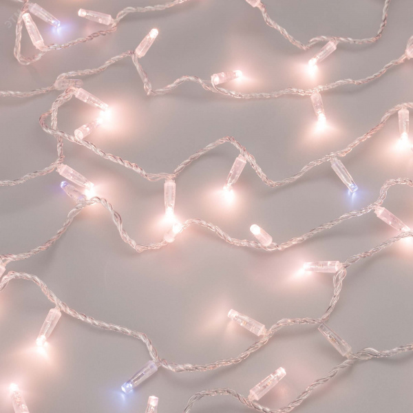 Гирлянда светодиодная декоративная ARD-STRING-CLASSIC-10000-CLEAR-100LED-FLASH Rose Gold 230V, 7W ARDCL, IP65