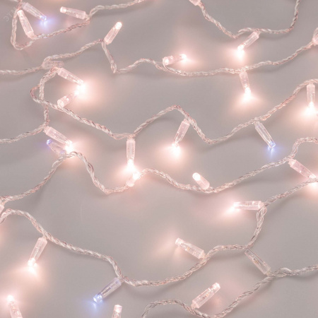 Гирлянда светодиодная декоративная ARD-STRING-CLASSIC-10000-CLEAR-100LED-FLASH Rose Gold 230V, 7W ARDCL, IP65