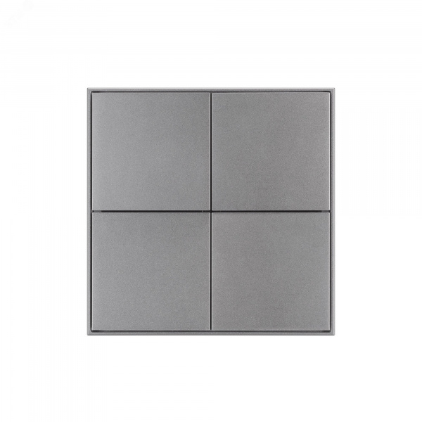 Панель кнопочная KNX-304-23-IN Grey BUS, Frame IARL, IP20 металл, 2 года