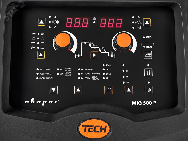 Инвертор сварочный MIG 500 P ''TECH'' (N36801)