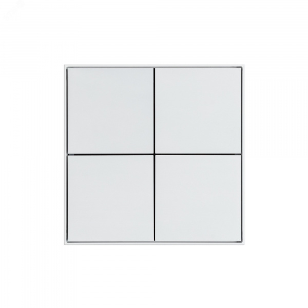 Панель кнопочная KNX-304-23-IN White BUS, Frame IARL, IP20 металл, 2 года