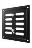 Решетка вентиляционная MER регулируемая 100x100 окраш.сталь Black