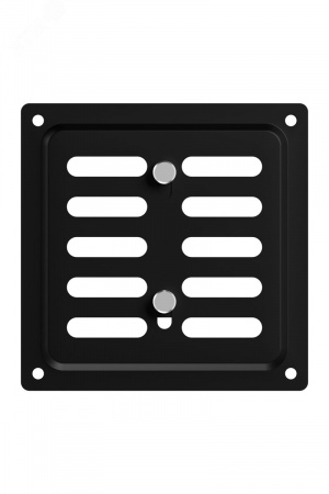Решетка вентиляционная MER регулируемая 100x100 окраш.сталь Black