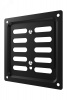 Решетка вентиляционная MER регулируемая 100x100 окраш.сталь Black