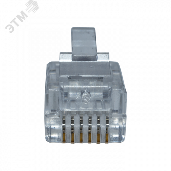 Коннекторы 6P6C (Телефонные разъемы) (RJ-11) Уп. 100шт.