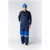 Костюм зимний Профи-Норд (ткань Смесовая,250) полукомбинезон, темно-синий васильковый, 64-66 170-176