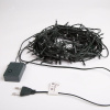 Гирлянда Твинкл Лайт 15 м, темно-зеленый ПВХ, 120 LED, мультиколор