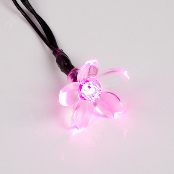 Гирлянда светодиодная сакуры, 50 LED, розовые, 7 м с контроллером