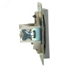 Розетка компьютерная одноместная (механизм) RJ-45 серия Катрин графит STEKKER
