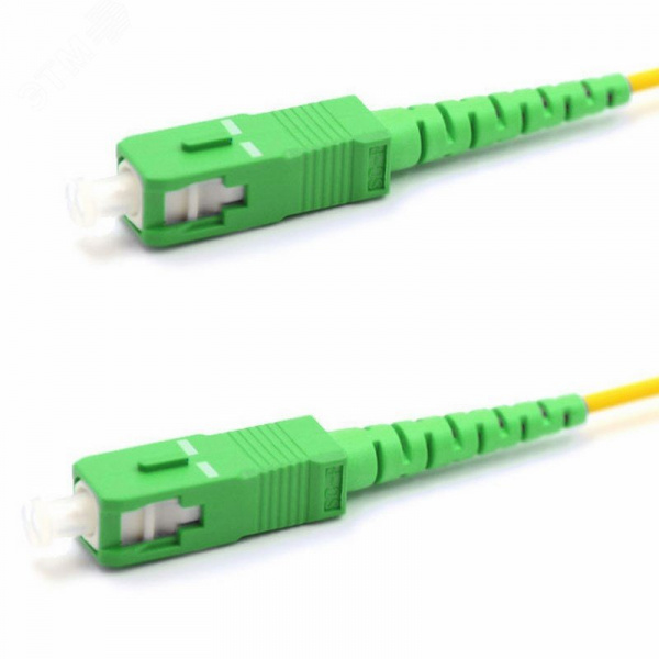Патч-корд оптический соединительный SM 9/125 OS2 SC/APC-SC/APC S LSZH 20м,