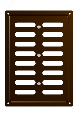 Решетка вентиляционная MER регулируемая 170х240 окраш.сталь Metallic brown