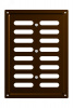 Решетка вентиляционная MER регулируемая 170х240 окраш.сталь Metallic brown