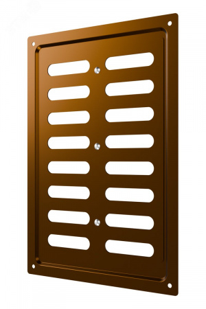 Решетка вентиляционная MER регулируемая 170х240 окраш.сталь Metallic brown