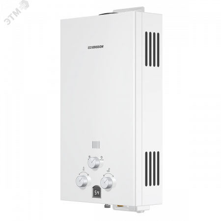 Водонагреватель газовый Edisson ECO PRO E 20 D Pro 10 л/мин с электророзжигом