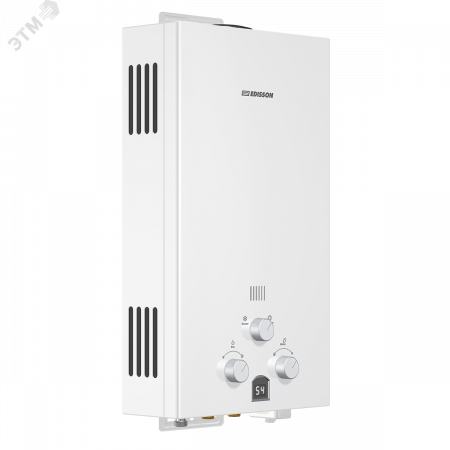 Водонагреватель газовый Edisson ECO PRO E 20 D Pro 10 л/мин с электророзжигом