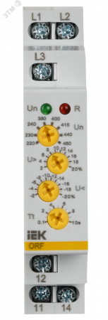 Реле фаз ORF 05. трехфазный 220-460 В AC