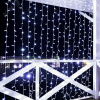 Гирлянда светодиодная Занавес 2х3 м 448 LED белый, прозрачный ПВХ, IP65, постоянное свечение, 230 В нужен блок питания